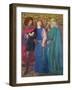 Horatio Discovering the Madness of Ophelia-Dante Gabriel Rossetti-Framed Giclee Print