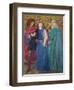 Horatio Discovering the Madness of Ophelia-Dante Gabriel Rossetti-Framed Giclee Print