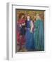 Horatio Discovering the Madness of Ophelia-Dante Gabriel Rossetti-Framed Giclee Print