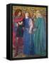 Horatio Discovering the Madness of Ophelia-Dante Gabriel Rossetti-Framed Stretched Canvas