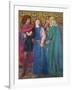 Horatio Discovering the Madness of Ophelia-Dante Gabriel Rossetti-Framed Giclee Print