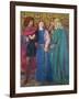 Horatio Discovering the Madness of Ophelia-Dante Gabriel Rossetti-Framed Giclee Print