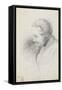 Horatio Greenough, 1829-30 (Pencil on Paper)-Thomas Cole-Framed Stretched Canvas