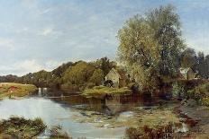 At Milton Mill, on the River Irvine, 1855-Horatio Mcculloch-Giclee Print