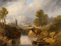 At Milton Mill, on the River Irvine, 1855-Horatio Mcculloch-Giclee Print