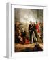 Horatio Nelson (1758-1805) Receiving the Sword of the Surrender of 'San Nicolas' on February 14, 14-Richard Westall-Framed Giclee Print