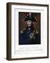 Horatio Nelson, 1st Viscount Nelson, English Naval Commander-Henry Bone-Framed Giclee Print