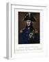 Horatio Nelson, 1st Viscount Nelson, English Naval Commander-Henry Bone-Framed Giclee Print