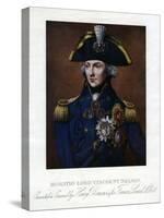 Horatio Nelson, 1st Viscount Nelson, English Naval Commander-Henry Bone-Stretched Canvas