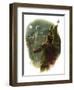 Horatio sees the ghost of the King of Denmark in Hamlet-Harold Copping-Framed Giclee Print