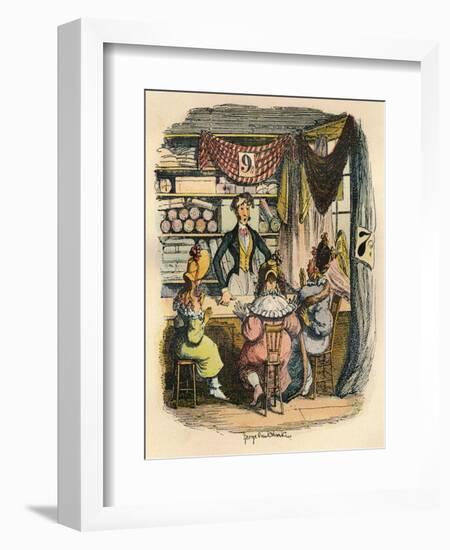 Horatio Sparkins, C1900-George Cruikshank-Framed Giclee Print