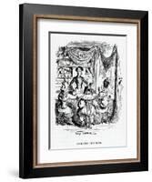 Horatio Sparkins, Charles Dickens-George Cruikshank-Framed Art Print