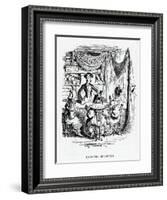 Horatio Sparkins, Charles Dickens-George Cruikshank-Framed Art Print