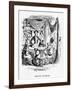 Horatio Sparkins, Charles Dickens-George Cruikshank-Framed Art Print