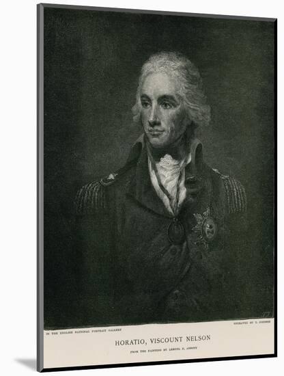 Horatio, Viscount Nelson-Lemuel Francis Abbott-Mounted Giclee Print