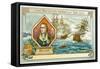 Horation Nelson, British Admiral, and the Battle of the Nile, 1798-null-Framed Stretched Canvas