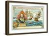 Horation Nelson, British Admiral, and the Battle of the Nile, 1798-null-Framed Giclee Print