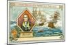 Horation Nelson, British Admiral, and the Battle of the Nile, 1798-null-Mounted Giclee Print