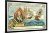 Horation Nelson, British Admiral, and the Battle of the Nile, 1798-null-Framed Giclee Print