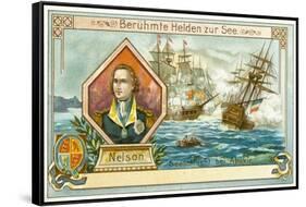 Horation Nelson, British Admiral, and the Battle of the Nile, 1798-null-Framed Stretched Canvas