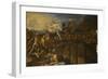 Horatius Cocles Defending the Bridge-Charles Le Brun-Framed Giclee Print