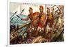 Horatius Cocles Defending the Pons Sublicius-James Edwin Mcconnell-Framed Giclee Print