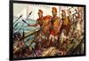 Horatius Cocles Defending the Pons Sublicius-James Edwin Mcconnell-Framed Giclee Print