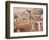 Horatius Cocles on the Sublician Bridge-Tommaso Laureti-Framed Giclee Print