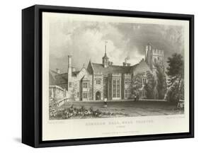 Horeham Hall, Near Thaxted, Essex-William Henry Bartlett-Framed Stretched Canvas