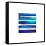 Horizintal Blues-Evangeline Taylor-Framed Stretched Canvas