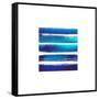 Horizintal Blues-Evangeline Taylor-Framed Stretched Canvas