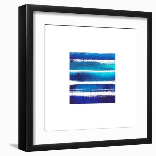 Horizintal Blues-Evangeline Taylor-Framed Art Print