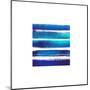 Horizintal Blues-Evangeline Taylor-Mounted Art Print