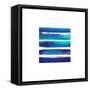 Horizintal Blues-Evangeline Taylor-Framed Stretched Canvas