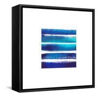 Horizintal Blues-Evangeline Taylor-Framed Stretched Canvas