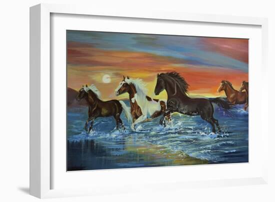 Horizon 2-Sue Clyne-Framed Giclee Print