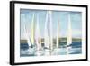 Horizon Blue-Julia Purinton-Framed Art Print