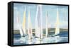 Horizon Blue-Julia Purinton-Framed Stretched Canvas