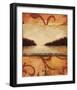 Horizon II-Cat Tesla-Framed Giclee Print