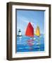 Horizon Light-Sally Caldwell Fisher-Framed Art Print