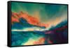 Horizon Paint-agsandrew-Framed Stretched Canvas