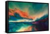 Horizon Paint-agsandrew-Framed Stretched Canvas