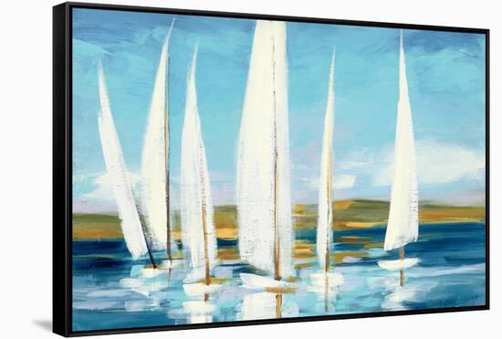 Horizon-Julia Purinton-Framed Stretched Canvas