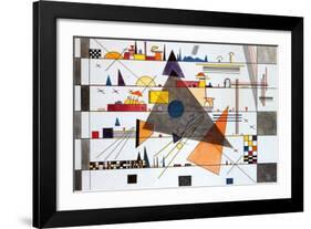 Horizonale, c.1924-Wassily Kandinsky-Framed Art Print