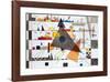 Horizonale, c.1924-Wassily Kandinsky-Framed Art Print