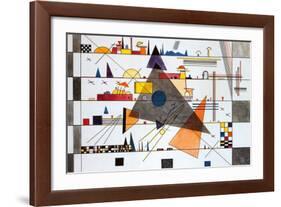 Horizonale, c.1924-Wassily Kandinsky-Framed Art Print