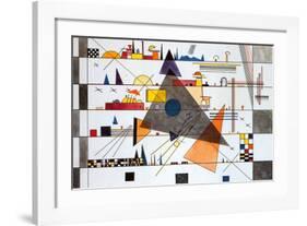 Horizonale, c.1924-Wassily Kandinsky-Framed Art Print