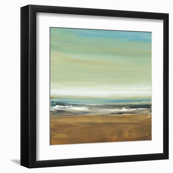 Horizons I-Cat Tesla-Framed Art Print