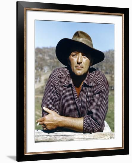 Horizons sans Frontieres THE SUNDOWNERS by Fred Zinnemann with Robert Mitchum, 1960 (photo)-null-Framed Photo