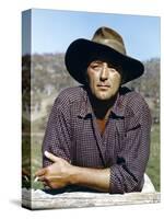 Horizons sans Frontieres THE SUNDOWNERS by Fred Zinnemann with Robert Mitchum, 1960 (photo)-null-Stretched Canvas